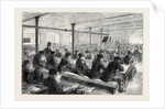 The Cotton Famine: School for Mill Operatives at Mr. Stirling's Mill Lower Mosley-Street Manchester 1862 by Anonymous