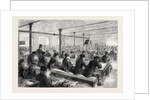 The Cotton Famine: School for Mill Operatives at Mr. Stirling's Mill Lower Mosley-Street Manchester 1862 by Anonymous