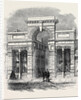 Entrance to the Agricultural Hall from the High Street Islington 1862 by Anonymous