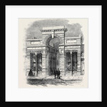 Entrance to the Agricultural Hall from the High Street Islington 1862 by Anonymous