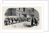 The Cotton Famine: Operatives Waiting for Their Breakfast in Mr. Chapman's Courtyard Mottram Near Manchester 1862 by Anonymous