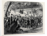 The Election of Mr. Horatio Seymour Governor of the State of New York: Democratic Procession Passing the New York Hotel 1862 by Anonymous