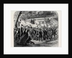 The Election of Mr. Horatio Seymour Governor of the State of New York: Democratic Procession Passing the New York Hotel 1862 by Anonymous