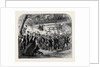 The Election of Mr. Horatio Seymour Governor of the State of New York: Democratic Procession Passing the New York Hotel 1862 by Anonymous