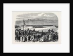The Countess of Kimberley Presenting New Colours to the 24th Regiment at the Curragh of Kildare 1866 Ireland by Anonymous