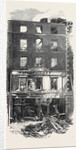Scene of the Fatal Fire in Westmoreland Street Dublin 1866 Ireland by Anonymous