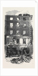 Scene of the Fatal Fire in Westmoreland Street Dublin 1866 Ireland by Anonymous
