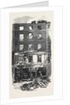 Scene of the Fatal Fire in Westmoreland Street Dublin 1866 Ireland by Anonymous