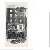 Scene of the Fatal Fire in Westmoreland Street Dublin 1866 Ireland by Anonymous