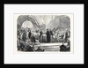 Presentation of the Freedom of the City of London to the Duke of Edinburgh at Guildhall UK 1866 by Anonymous