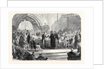 Presentation of the Freedom of the City of London to the Duke of Edinburgh at Guildhall UK 1866 by Anonymous