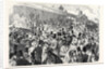 The Tribunes at Longchamps Before the Race for the Grand Prix De Paris France 1866 by Anonymous