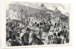 The Tribunes at Longchamps Before the Race for the Grand Prix De Paris France 1866 by Anonymous