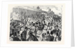 The Tribunes at Longchamps Before the Race for the Grand Prix De Paris France 1866 by Anonymous