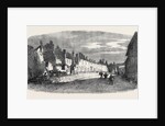 The Great Fire at Ottery St. Mary Devonshire: Ruins of Mill Street UK 1866 by Anonymous