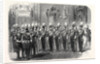 The Queen's Court: The Hon. Corps of Gentlemen-at-Arms on Duty at Buckingham Palace London UK 1866 by Anonymous