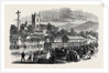 Opening of the Cork and Macroom Railway: Arrival of the First Train at Macroom Ireland 1866 by Anonymous