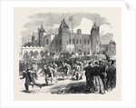 Athletic Games at the Royal Military Academy Woolwich: The Three-Legged Race UK 1866 by Anonymous