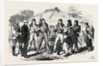 Japanese Soldiers in European Costume at Yokohama Japan 1866 by Anonymous