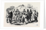 Japanese Soldiers in European Costume at Yokohama Japan 1866 by Anonymous
