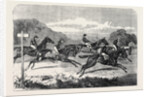 Salisbury Races: Start for the Wiltshire Stakes UK 1866 by Anonymous