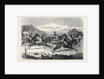 Salisbury Races: Start for the Wiltshire Stakes UK 1866 by Anonymous