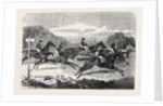 Salisbury Races: Start for the Wiltshire Stakes UK 1866 by Anonymous
