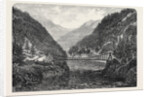 Wire Suspension Bridge Over the Fraser River British Columbia 1866 by Anonymous