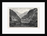 Wire Suspension Bridge Over the Fraser River British Columbia 1866 by Anonymous