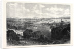 The Town and Harbour of St. John New Brunswick 1866 by Anonymous