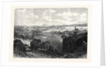 The Town and Harbour of St. John New Brunswick 1866 by Anonymous
