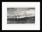 Expedition of a British Force from Aden to Shugra: View of Shugra from the Anchorage: The Troops Effecting a Landing 1866 by Anonymous