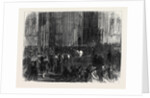 Westminster Hall on the Night of the Division on the Reform Bill London UK 1866 by Anonymous