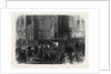 Westminster Hall on the Night of the Division on the Reform Bill London UK 1866 by Anonymous