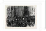 Westminster Hall on the Night of the Division on the Reform Bill London UK 1866 by Anonymous