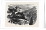 The War in Bhootan: The Burnt Palace of the Rajah of Saleeka 1866 by Anonymous