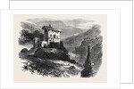 The War in Bhootan: The Burnt Palace of the Rajah of Saleeka 1866 by Anonymous