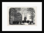 Installation of the New Master of Trinity College Cambridge: The Master Knocking for Admittance UK 1866 by Anonymous