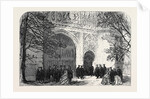 Installation of the New Master of Trinity College Cambridge: The Master Knocking for Admittance UK 1866 by Anonymous