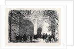 Installation of the New Master of Trinity College Cambridge: The Master Knocking for Admittance UK 1866 by Anonymous