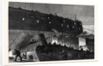 Launch of the Northumberland: Fixing the Camels at Night 1866 by Anonymous