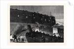 Launch of the Northumberland: Fixing the Camels at Night 1866 by Anonymous