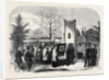 The Funeral of Queen Marie Amelie: Arrival of the Funeral Procession at Weybridge Chapel 1866 by Anonymous