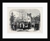 The Funeral of Queen Marie Amelie: Arrival of the Funeral Procession at Weybridge Chapel 1866 by Anonymous