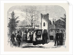 The Funeral of Queen Marie Amelie: Arrival of the Funeral Procession at Weybridge Chapel 1866 by Anonymous