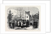 The Funeral of Queen Marie Amelie: Arrival of the Funeral Procession at Weybridge Chapel 1866 by Anonymous