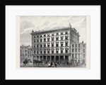 London Street Improvements: Lewis and Allenby's Silk Warehouse in Conduit Street UK 1866 by Anonymous