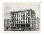 London Street Improvements: Lewis and Allenby's Silk Warehouse in Conduit Street UK 1866 by Anonymous