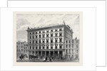 London Street Improvements: Lewis and Allenby's Silk Warehouse in Conduit Street UK 1866 by Anonymous