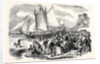 The Volunteers at Brighton: The Beach on Easter Sunday UK 1866 by Anonymous